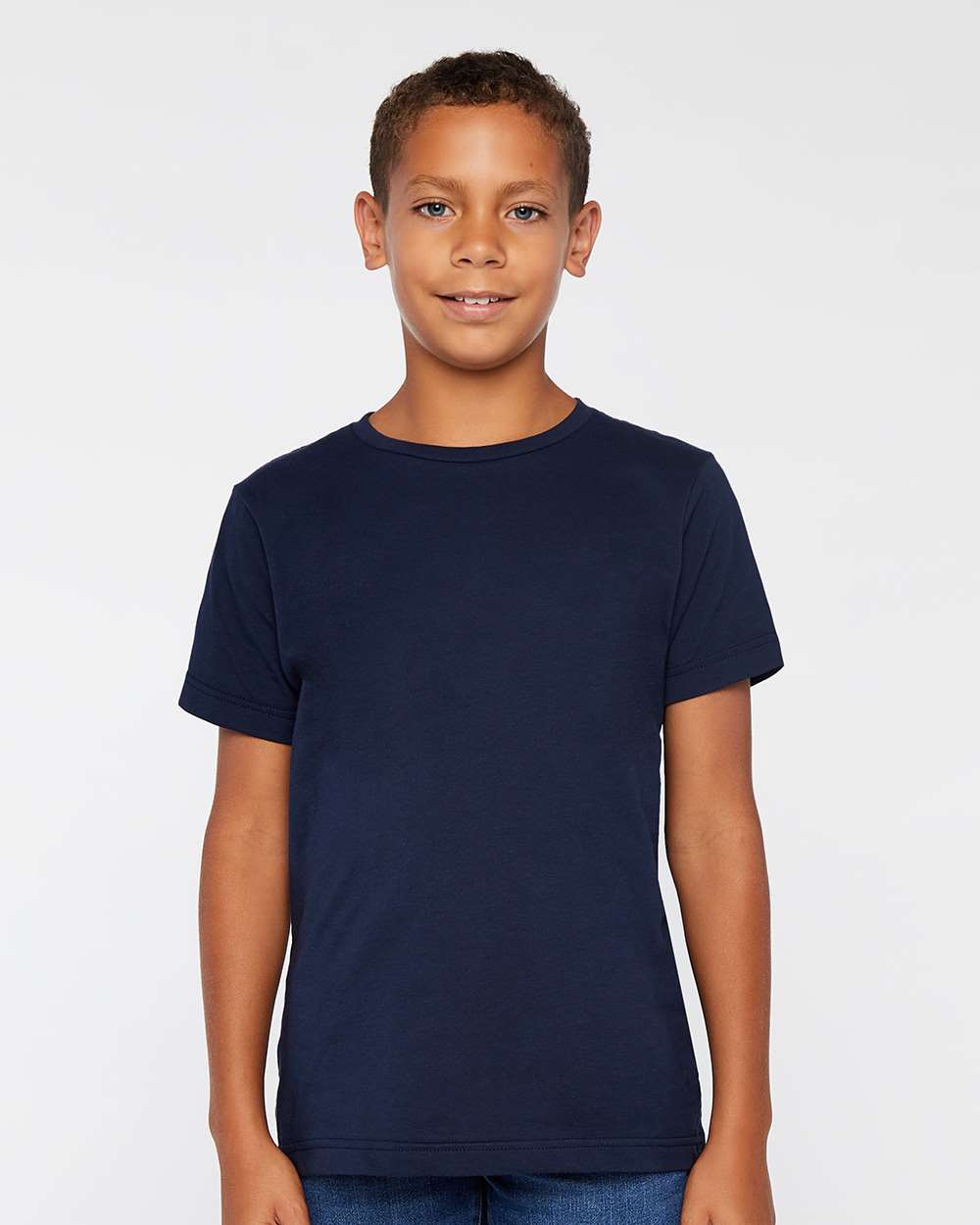 Youth Fine Jersey Crewneck Short Sleeve Tee