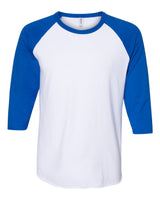 JERZEES® Three-Quarter Sleeve Raglan Baseball Ringspun Crewneck T-Shirt