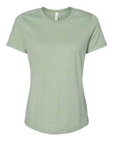 BELLA + CANVAS® Women’s Relaxed Fit Short Sleeve Heather CVC Tee
