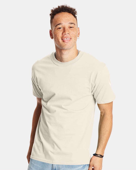 Hanes® Beefy Crewneck Short Sleeve T-Shirt