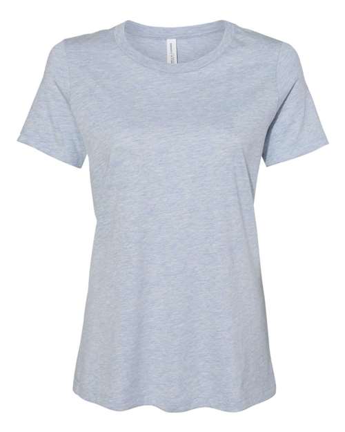 BELLA + CANVAS® Women’s Relaxed Fit Short Sleeve Heather CVC Tee