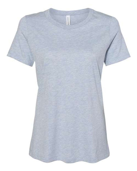 BELLA + CANVAS® Women’s Relaxed Fit Short Sleeve Heather CVC Tee