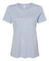 BELLA + CANVAS® Women’s Relaxed Fit Short Sleeve Heather CVC Tee