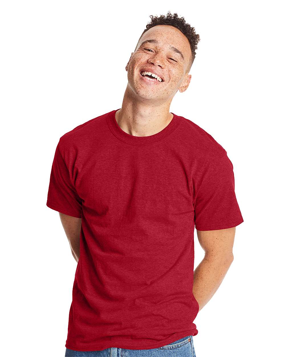 Hanes® Beefy Crewneck Short Sleeve T-Shirt