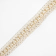 Ivory Braided Cord w/ Pearls - 1"