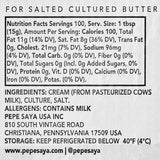 Pepe Saya Salted Butter Wheel 4 lb. - 4/Case