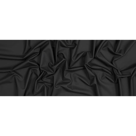 Black UV Protective Stretch Waterproof Tricot - Pleather