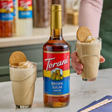 Torani Brown Sugar Flavoring Syrup Glass Bottle 750 mL