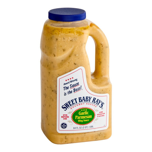 Sweet Baby Ray's Garlic Parmesan Wing Sauce 0.5 Gallon - 4/Case