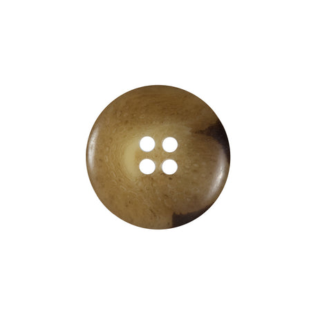 Beige and Brown Horn Button - 30L/19mm