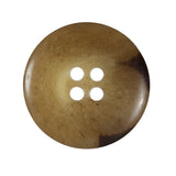 Beige and Brown Horn Button - 44L/28mm