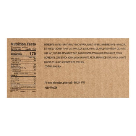 Udi's Premium Gluten-Free English Muffin 2.64 oz. - 36/Case