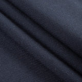 True Navy Stretch Virgin Wool Twill