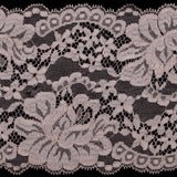Heavenly Pink Fine Floral Lace Trim - 5.5"
