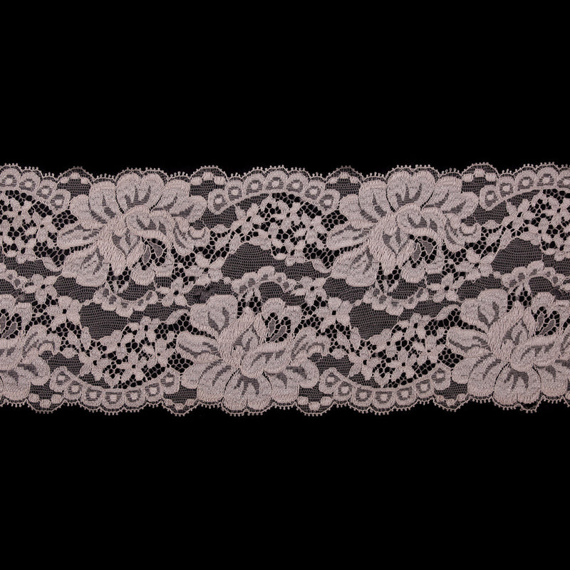 Heavenly Pink Fine Floral Lace Trim - 5.5"