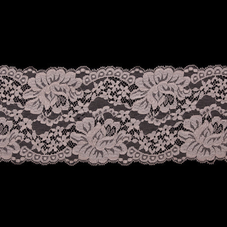 Heavenly Pink Fine Floral Lace Trim - 5.5"