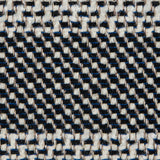 Whisper White/Navy/Royal Blue Striped Tweed
