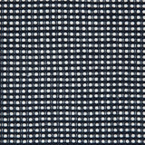 White/Navy Checkered Loosely Woven Novelty Tweed