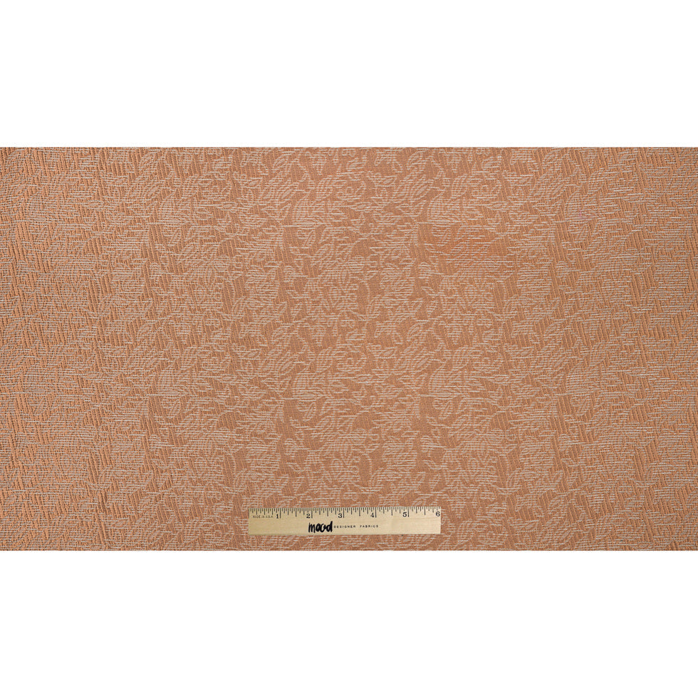 Muskmelon/Beached Sand Abstract Cotton Polyester Brocade
