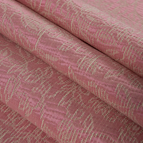 Confetti Pink/Cloud Cream Abstract Cotton Polyester Brocade