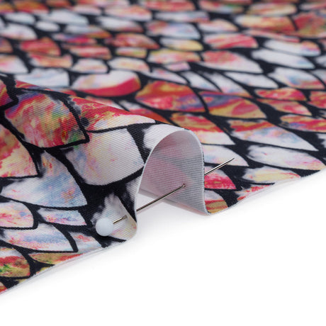 Scales Printed on a Caye UV Protective Compression Swimwear Tricot w/ Aloe Vera Microcapsules