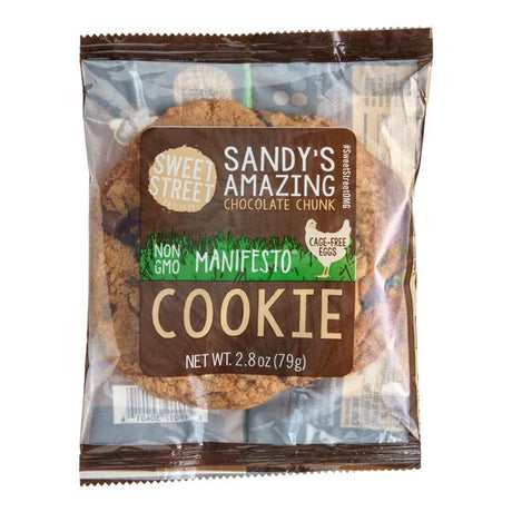 Sweet Street Desserts Sandy's Amazing Chocolate Chunk Cookie 2.8 oz. - 48/Case