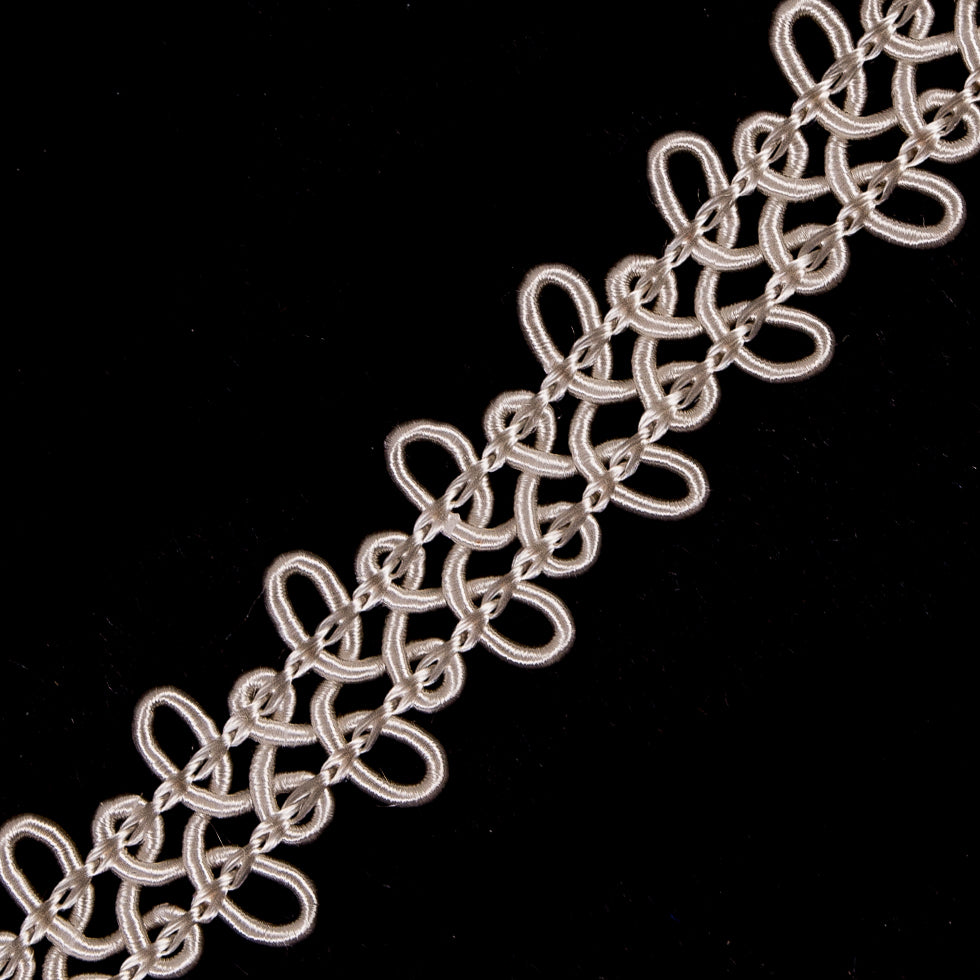 Ivory Loose Braided Cord - 0.75"