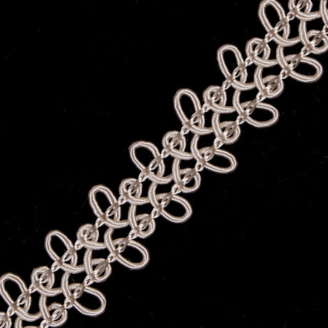 Ivory Loose Braided Cord - 0.75"