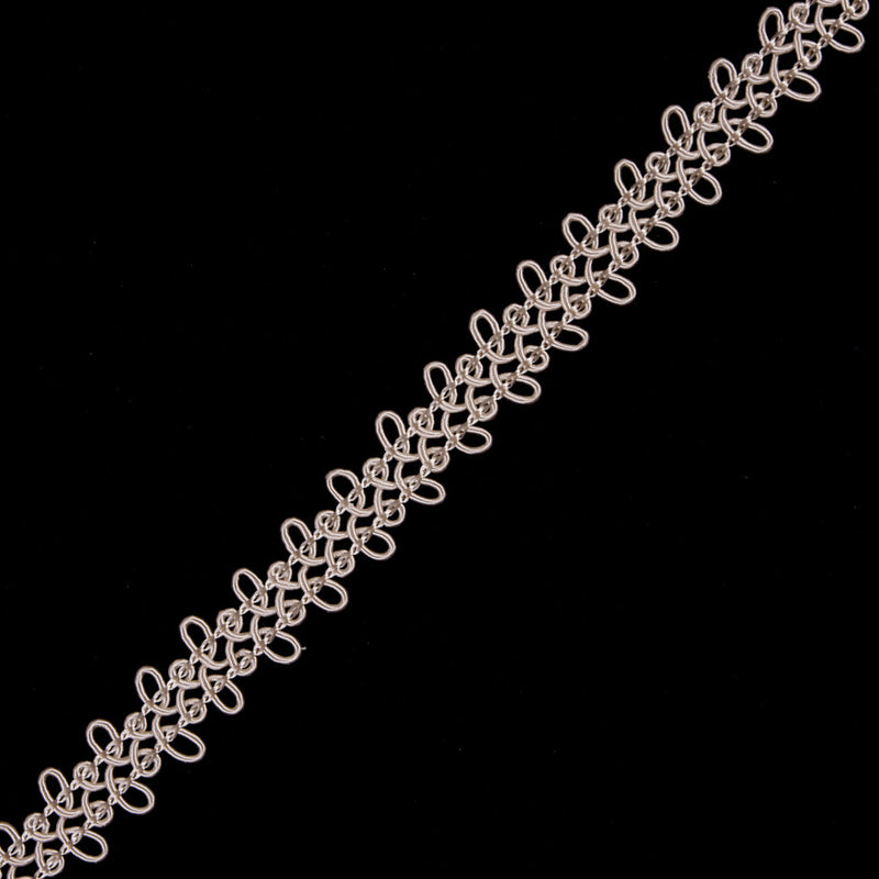 Ivory Loose Braided Cord - 0.75"