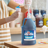 Carnival King 1 Gallon Blue Raspberry Snow Cone Syrup - 4/Case