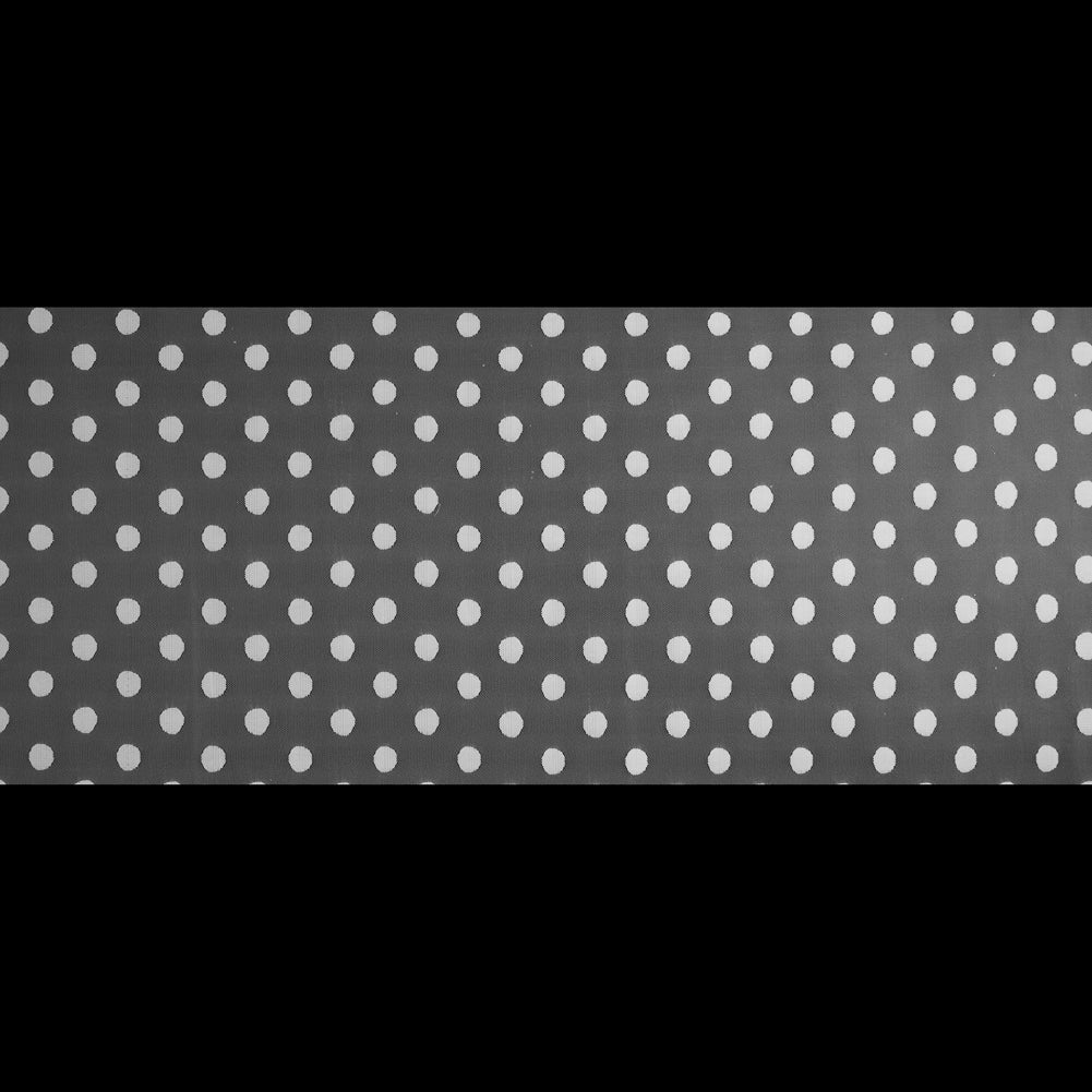 White Polka-Dotted Netting