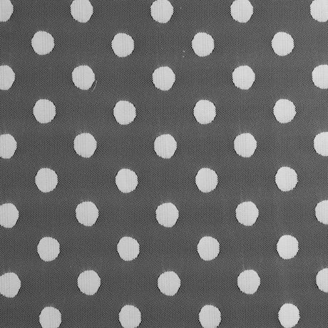 White Polka-Dotted Netting
