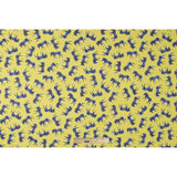 Compression Swimwear Tricot, UV Protective with Aloe Vera Microcapsules - Yellow Zebras - Caye Collection