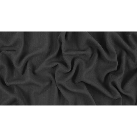 Black Wiry Wool Woven/Suiting