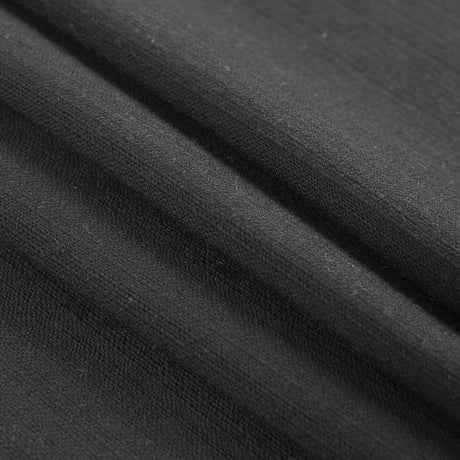 Black Wiry Wool Woven/Suiting