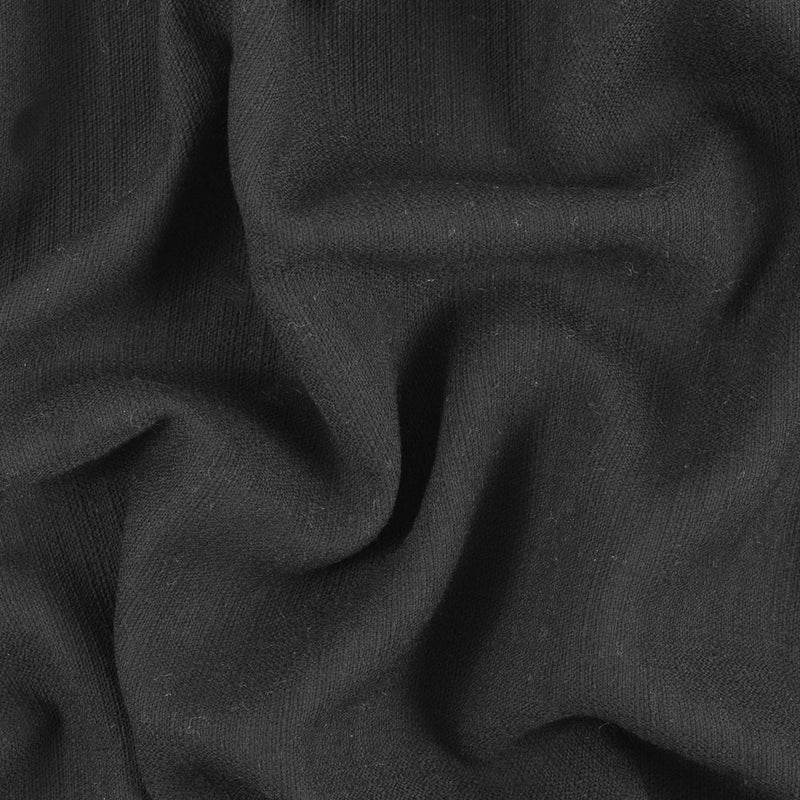 Black Wiry Wool Woven/Suiting
