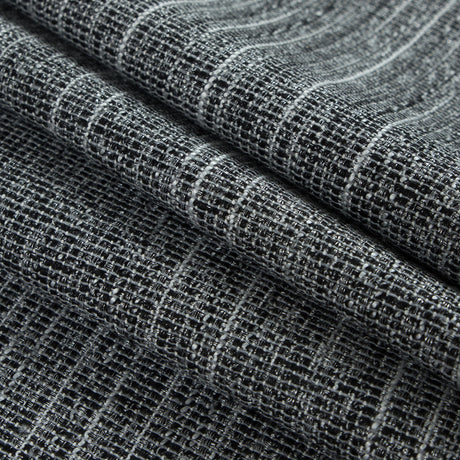 Black/White Blended Cotton Tweed
