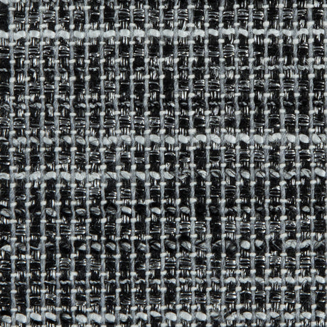 Black/White Blended Cotton Tweed