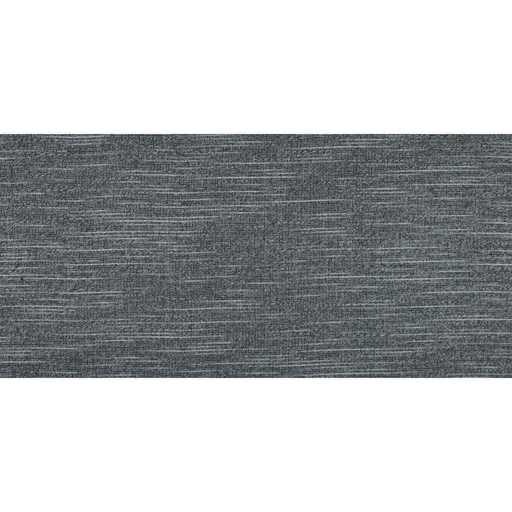 Black/White Blended Cotton Tweed
