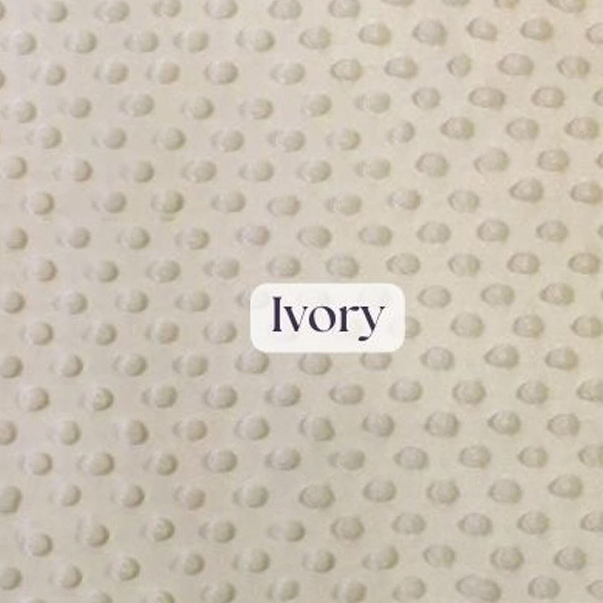 1 Yard Ultra Soft Minky Dot Fleece Plush Fabric 100 Percent Polyester for Crafts 60 Inch Width