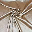 1 Yarda de Tela Satinada Elástica Nupcial Premium 250 GSM Material Brillante y Suave para Vestidos de 60 Pulgadas de Ancho 100% Poliéster
