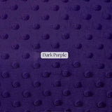 1 Yard Ultra Soft Minky Dot Fleece Plush Fabric 100 Percent Polyester for Crafts 60 Inch Width