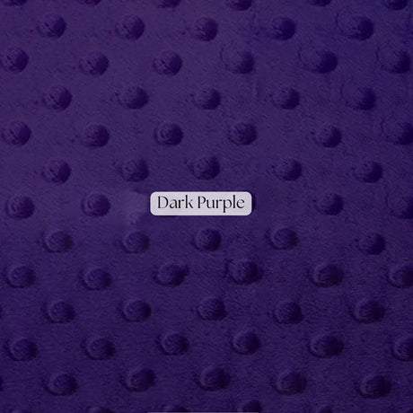 1 Yard Ultra Soft Minky Dot Fleece Plush Fabric 100 Percent Polyester for Crafts 60 Inch Width