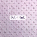 Tela de felpa ultra suave Minky Dot de 1 yarda, 100% poliéster para manualidades, 60 pulgadas de ancho