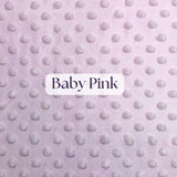 1 Yard Ultra Soft Minky Dot Fleece Plush Fabric 100 Percent Polyester for Crafts 60 Inch Width