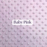 1 Yard Ultra Soft Minky Dot Fleece Plush Fabric 100 Percent Polyester for Crafts 60 Inch Width