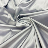 1 Yard 60” Stretch Charmeuse Satin Fabric – 195 GSM, Silky 2 Way Stretch for Bridal, Evening Dresses &amp; Event Décor (97% Polyester, 3% Spandex)