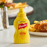 French's Classic Yellow Mustard Squeeze Bottle 8 oz. - 12/Case