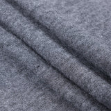 Italian Heathered Gray Tissue-Weight Polyester Jersey