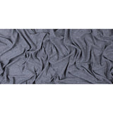 Italian Heathered Gray Tissue-Weight Polyester Jersey